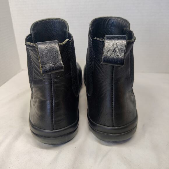 Vivobarefoot Fulham Black Leather Minimalist Chelsea Boot Thermal Sole 37 / 6 - Picture 3 of 10